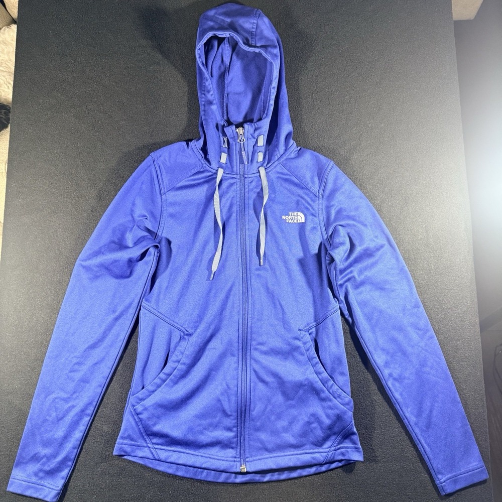 The North Face Women's Blue Full Zip Mezzaluna Hoodie XS